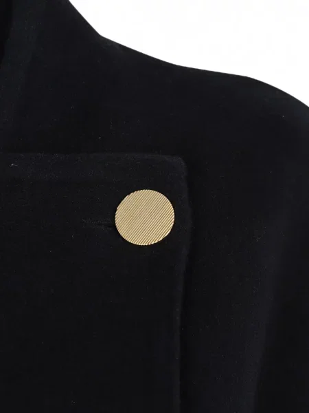 Cu centură palton Alberta Ferretti negru