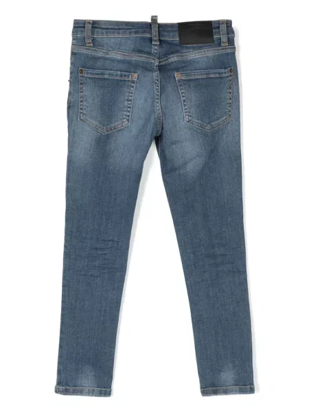 Jeansy dziecięce Dsquared2 niebieskie