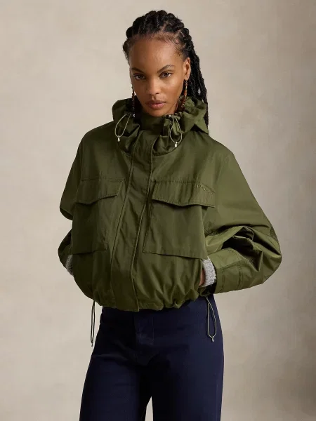 Polo Ralph Lauren Prechodná bunda olivová