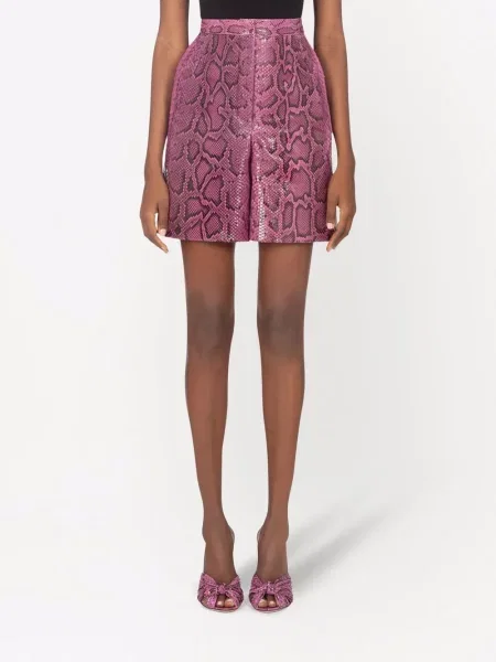 Bermudy Dolce And Gabbana z nadrukiem różowe