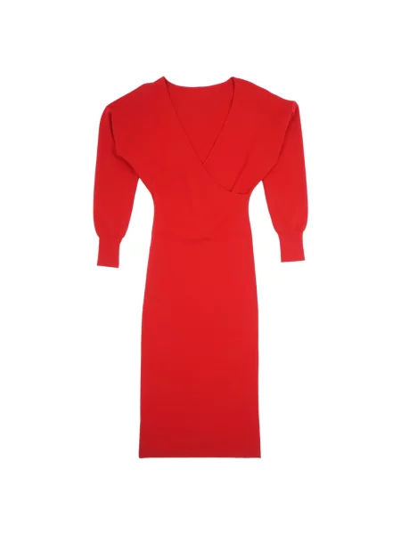 Sukienka midi Parosh czerwona