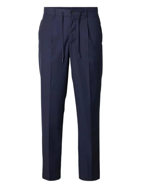 Pantaloni Selected cu cordon alb