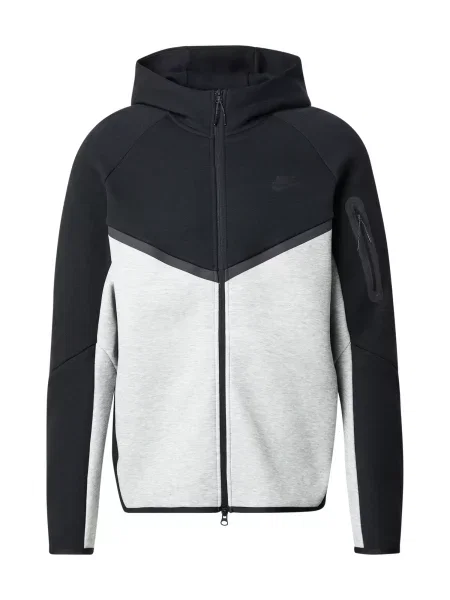Nike Sportswear Gornji dio trenirke TECH FLEECE svijetlosiva crna