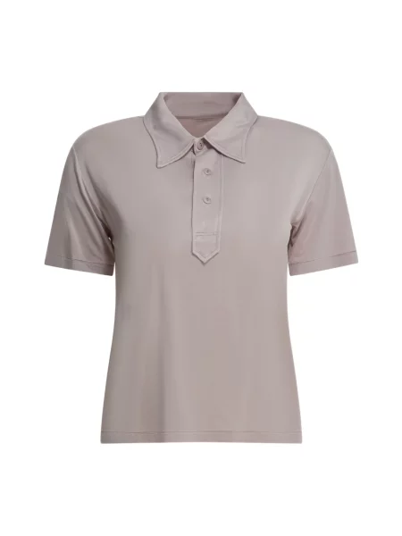 Koszulka polo Maison Margiela różowa