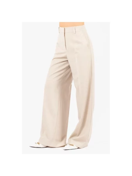 Spodnie Weekend Max Mara beżowe