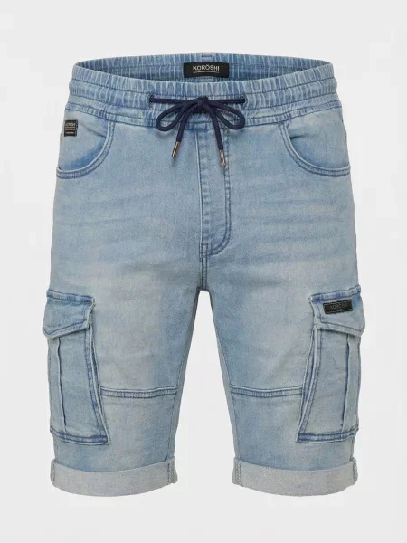 KOROSHI Jeans deschis albastru