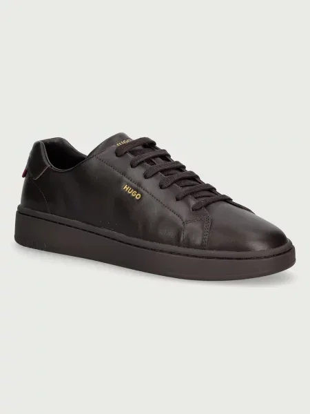 HUGO Neston sneakers pentru bărbați din piele maro