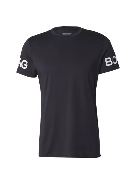 BJÖRN BORG Funkcionalna majica črna bela