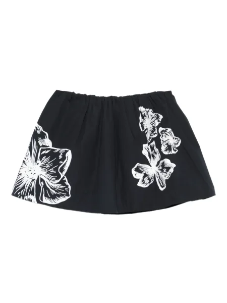 Fusta mini Maje cu model floral cu imagine albastru