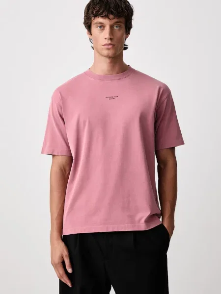 Drôle de Monsieur Classic Slogan tricou oversized din pentru bărbați