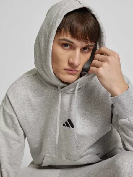 Bluza z kapturem z wyhaftowanym logo Adidas Sportswear
