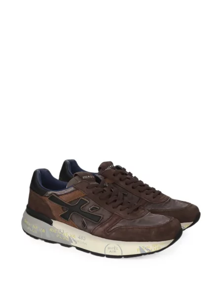Sneakerși Premiata cu autograf maro