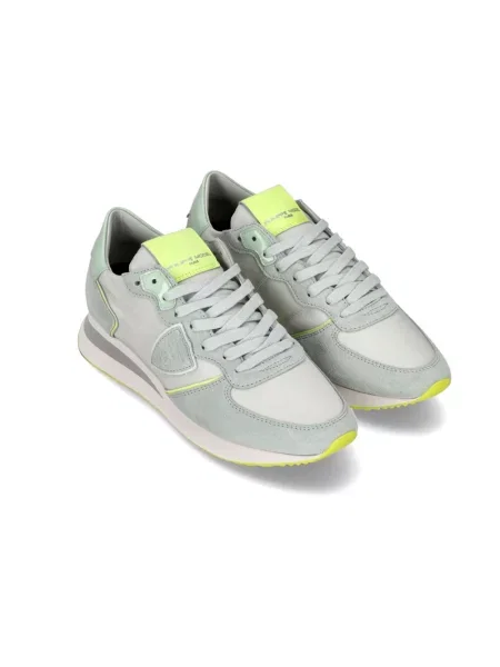 Buty do biegania Philippe Model zamszowe do biegania zielone