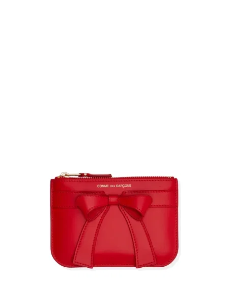 Portofel Comme Des Garçons Wallet cu funde roșu