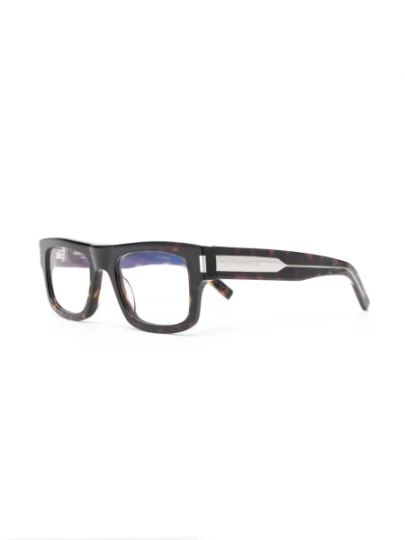 Sluneční brýle Saint Laurent Eyewear s autogramem hnědé