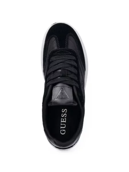 Sneakerși Guess cu autograf negru