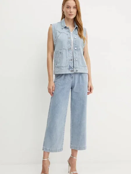 Джинсова безрукавка Morgan GAK перехідна GAK