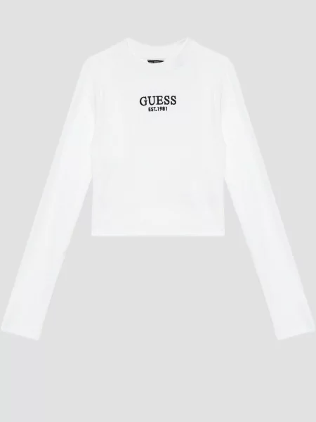 Детский лонгслив Guess белый