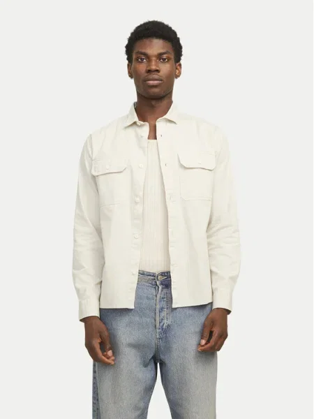 Jack&Jones cămașă de blugi Travis Comfort Fit bej