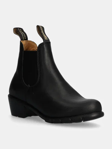 Кожени боти челси Blundstone BLACK с дебел черно