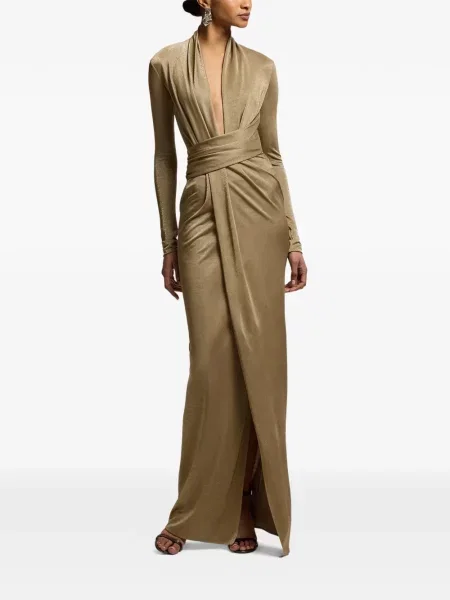 Rochie maxi Ralph Lauren Collection din jerseu