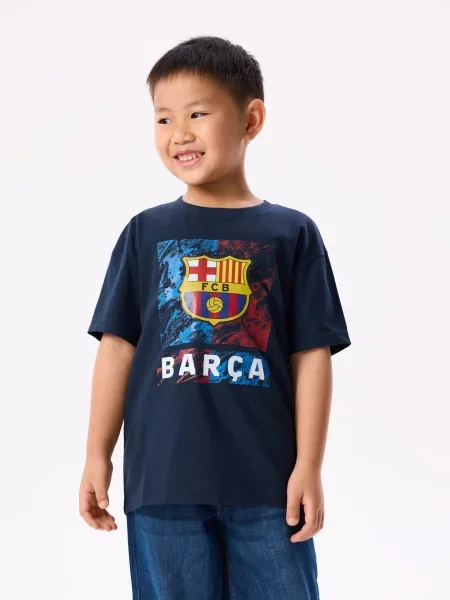 Reserved FC Barcelona póló tengerészkék