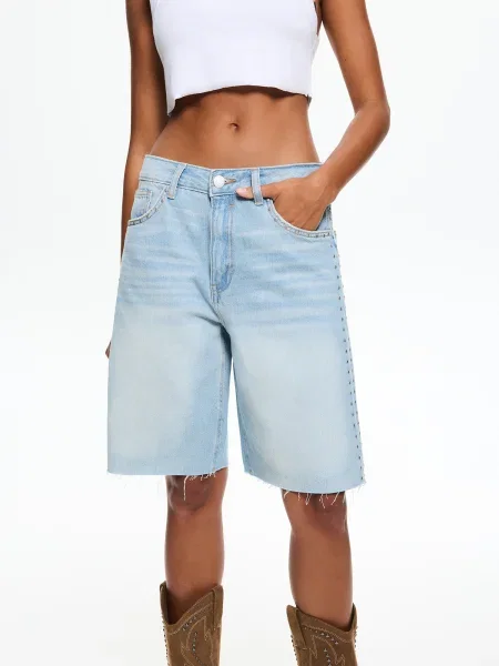 Pull&Bear Jeans denim albastru