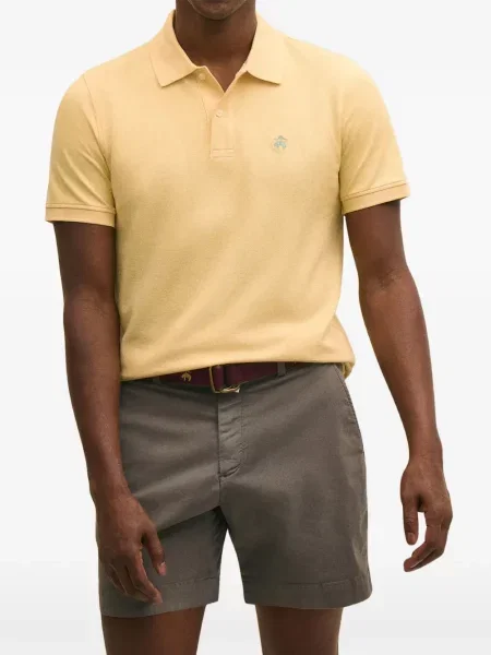Polo Brooks Brothers cu autograf galben