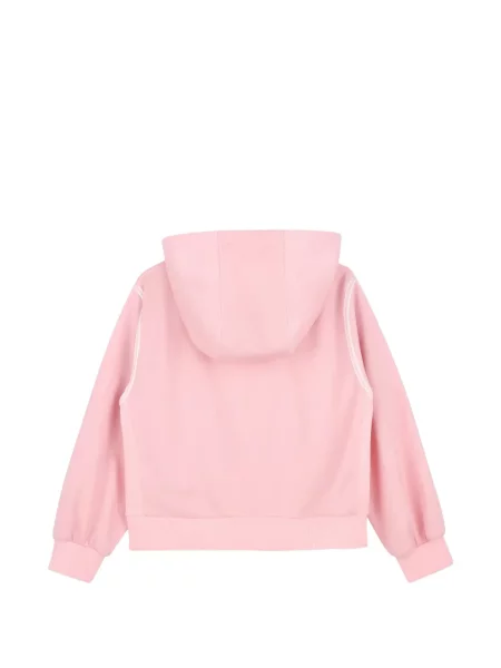 Bluza z kapturem dziecięca Kenzo różowa