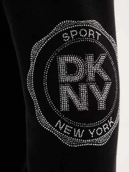 Спортивні штани Dkny з аплікацією чорний