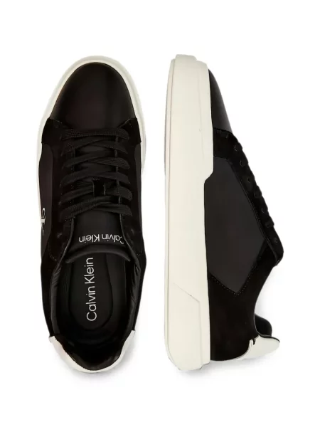 Sneakerși Calvin Klein cu imagine negru