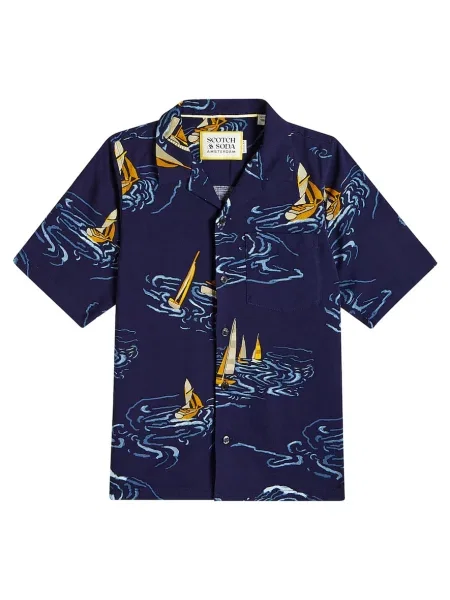 Πουκάμισο Scotch & Soda μπλε
