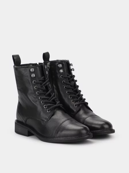 Clarks Черевики Текстиль чорний