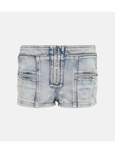 Pantaloni scurți din denim Isabel Marant albastru