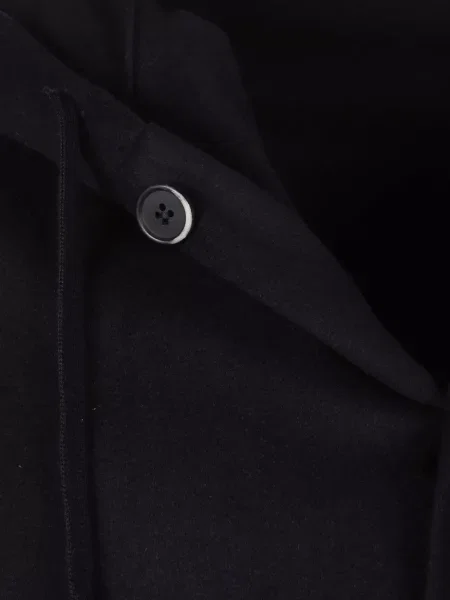 Vunena majica s kapuljačom Barena plava