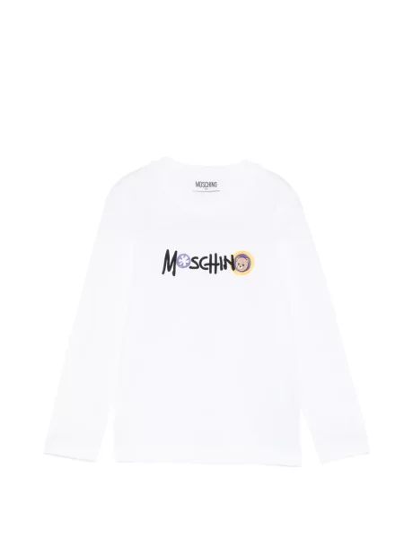 Koszulka dziecięca Moschino biała