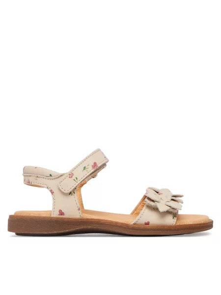 Sandály Froddo Lorine Flowers M béžová