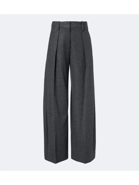 Pantaloni Brunello Cucinelli de lână gri