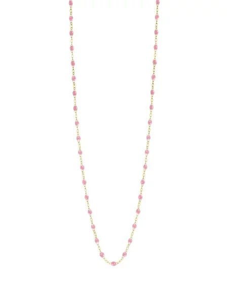 Класическо колие Gigi Clozeau мъниста жълто