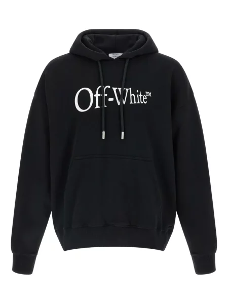Hanorac cu glugă Off-white alergare alb