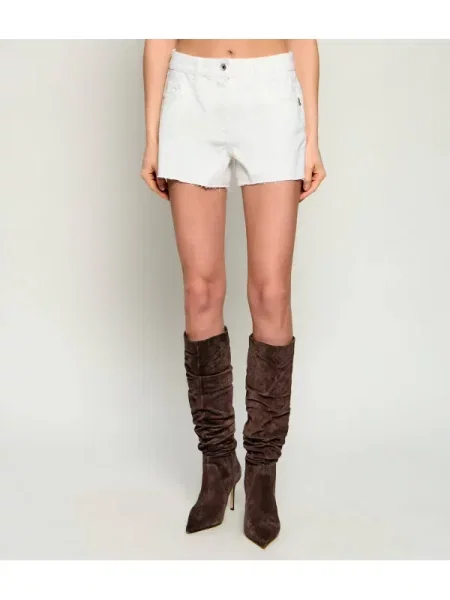 Patrizia Pepe De blugi pantaloni scurți alb