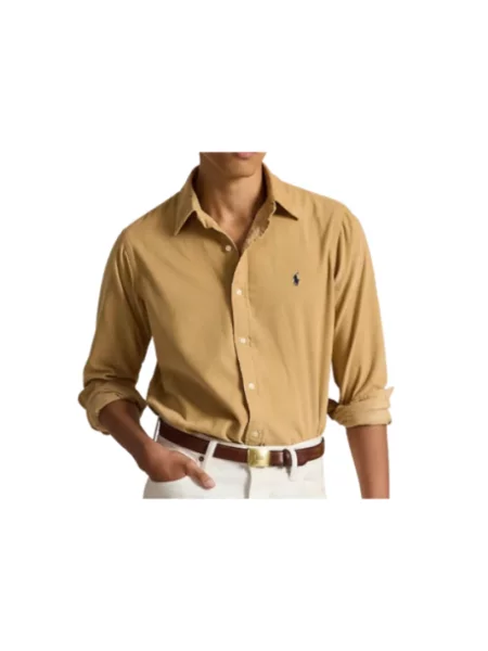 Koszula casualowa o kroju regular fit z czystej bawełny Polo Ralph Lauren beżowa