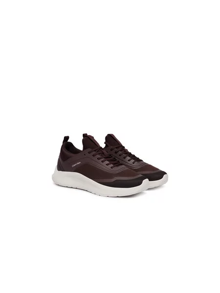 Superge Calvin Klein Light Eva Run Lace Sock Mm Temno rjava