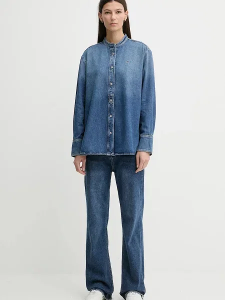 Tommy Hilfiger koszula jeansowa regular niebieski