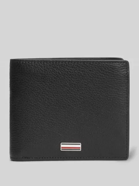 Tommy Hilfiger portfel skórzany czarny
