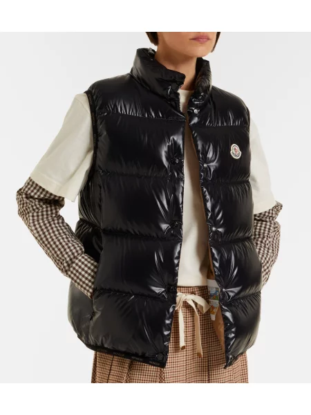 Vestă din puf Moncler negru