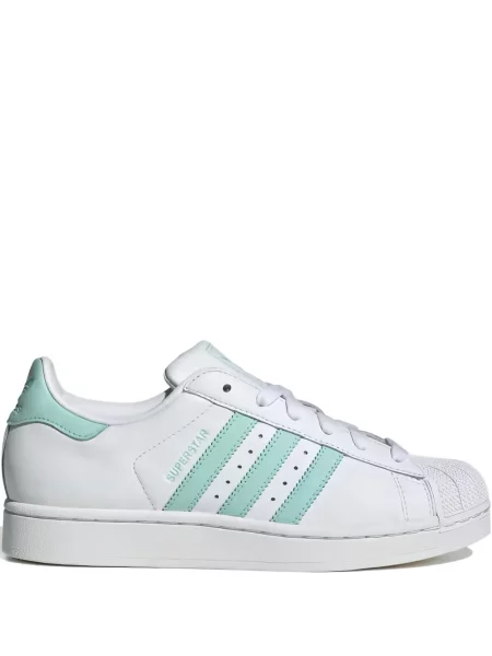 Sneakerși Adidas Superstar cu dungi alb