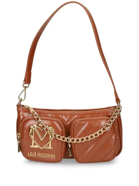 Geantă Love Moschino maro