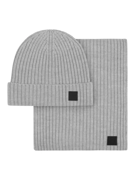 Czapka Strellson wełniana szara