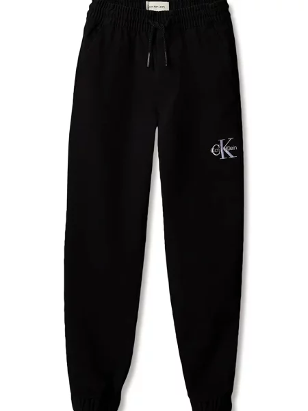 Calvin Klein Jeans pantaloni de trening pentru copii din cu negru